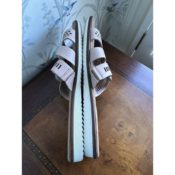 CLARKS 9.5 Sandals Kele Willow Strappy Soft Cushion Pink Slides - Picture 5 of 7